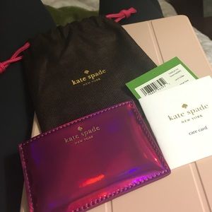 Kate Spade Iridescent Card Holder